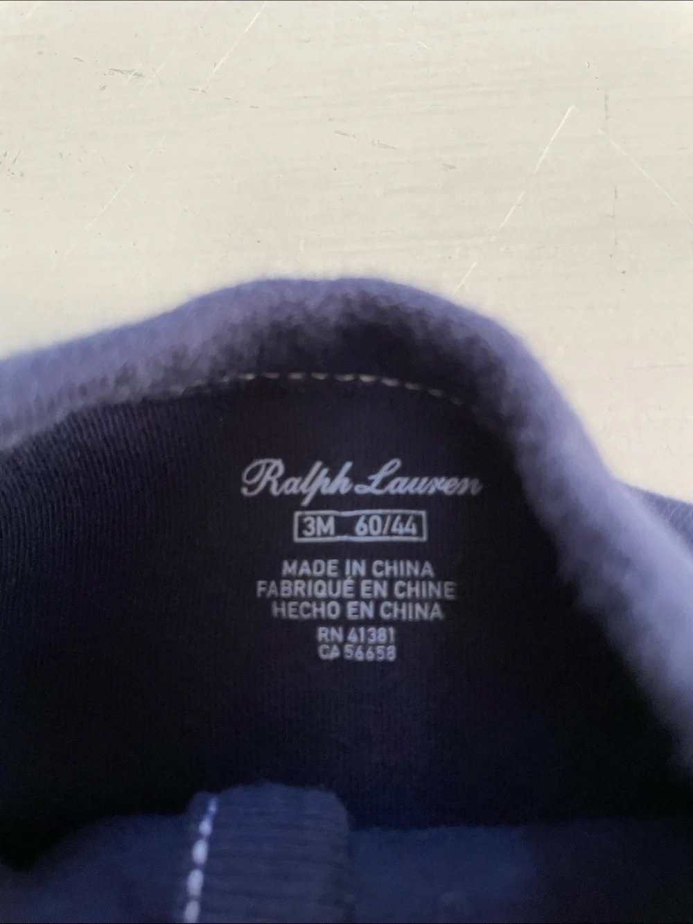 Ralph Lauren baby one piece 3 months